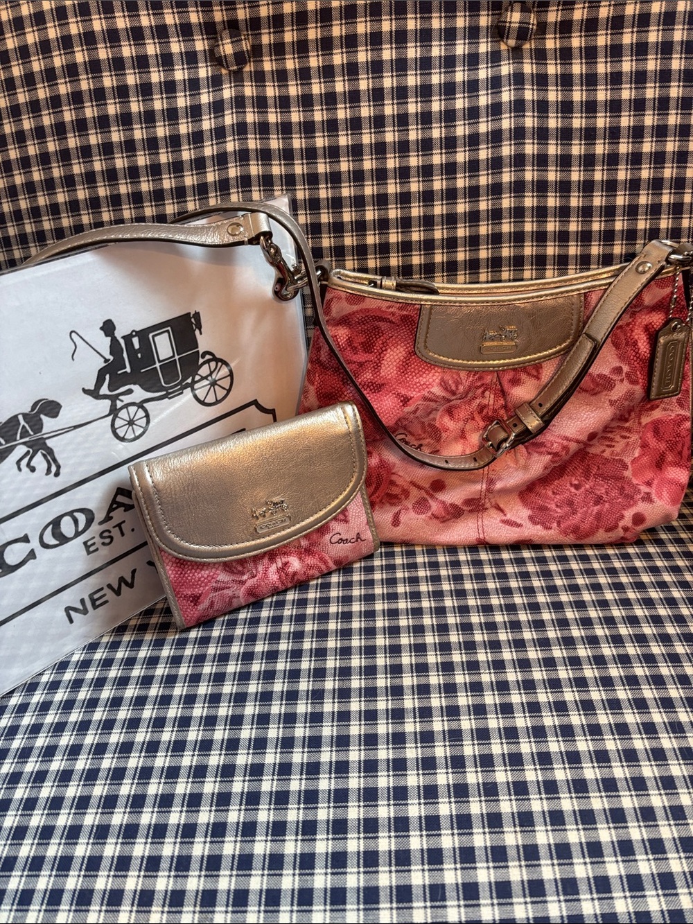 Coach limited edition Madison crossbody with matching wallet
